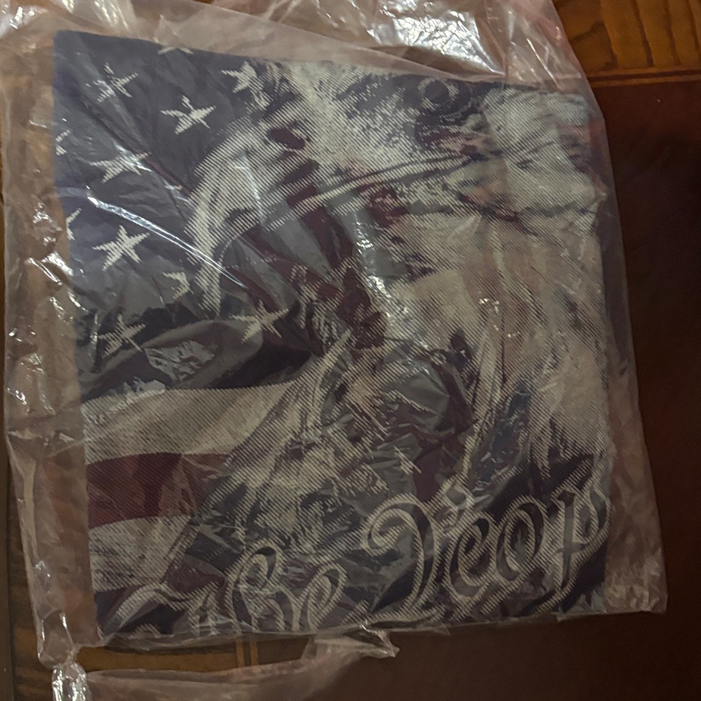 NIP grunt style Navy Graphic T-Shirt with Eagle Design size xxl - Picture 3 of 4